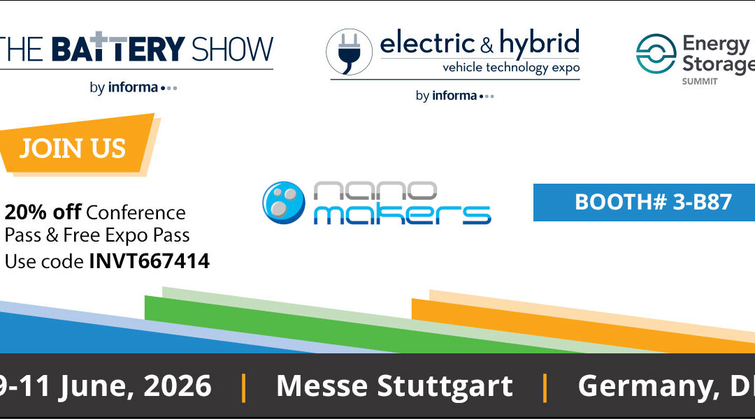 Exposant au Battery Show Europe 2026 à Stuttgart